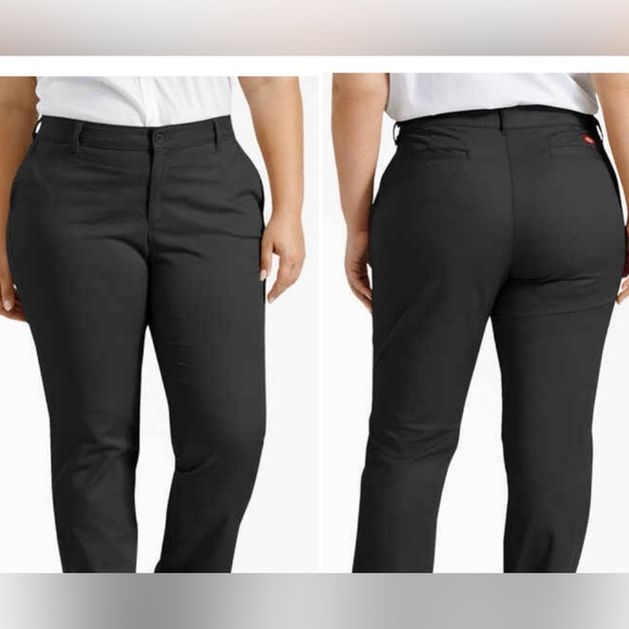 NWT DICKIES WOMENS 774 WORK PANTS. LOW RISE
STRAIGHT LEG STAIN RELEASE SIZE 18T - Picture 6 of 10